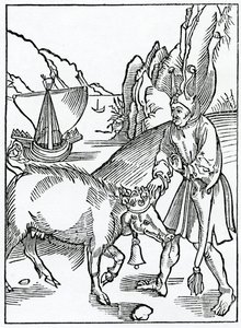 De los tontos abominables en palabras sucias de ribaldía, ilustración de la traducción al inglés de Alexander Barclay de 